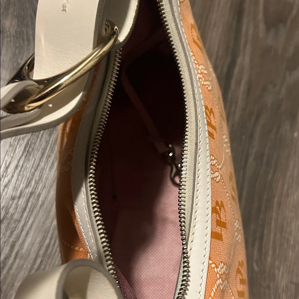 Dooney & Bourke‎ Orange and Tan Shoulder Bag